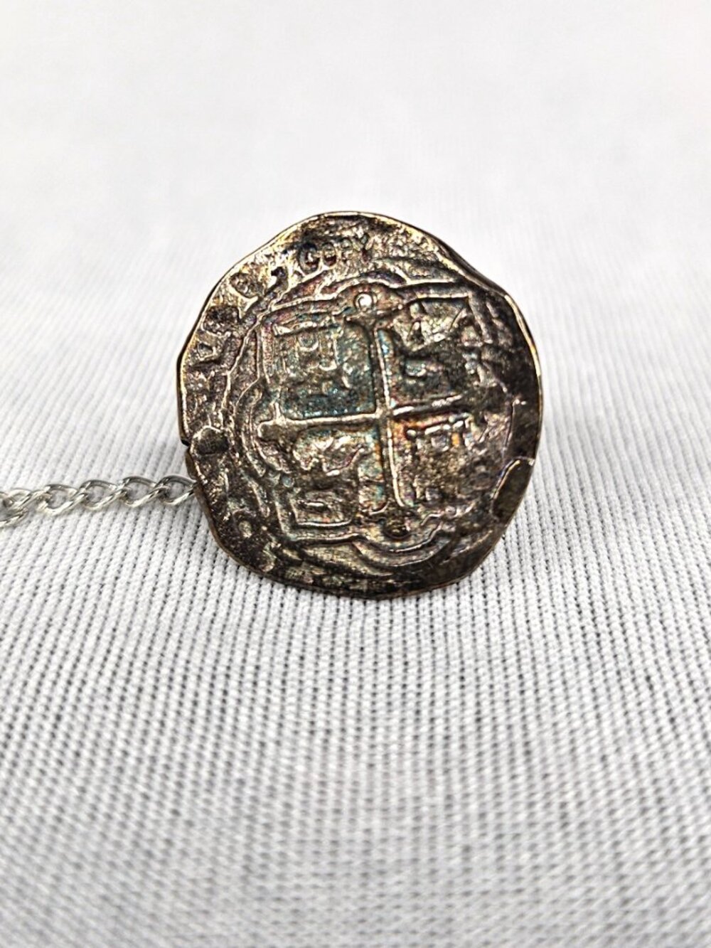 Vintage Atocha Shipwreck Silver Tie Tack | Mel Fisher Treasure Salvors COA - Picture 4 of 16